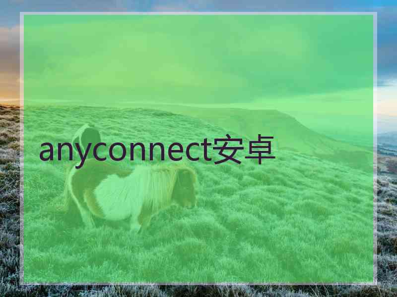 anyconnect安卓