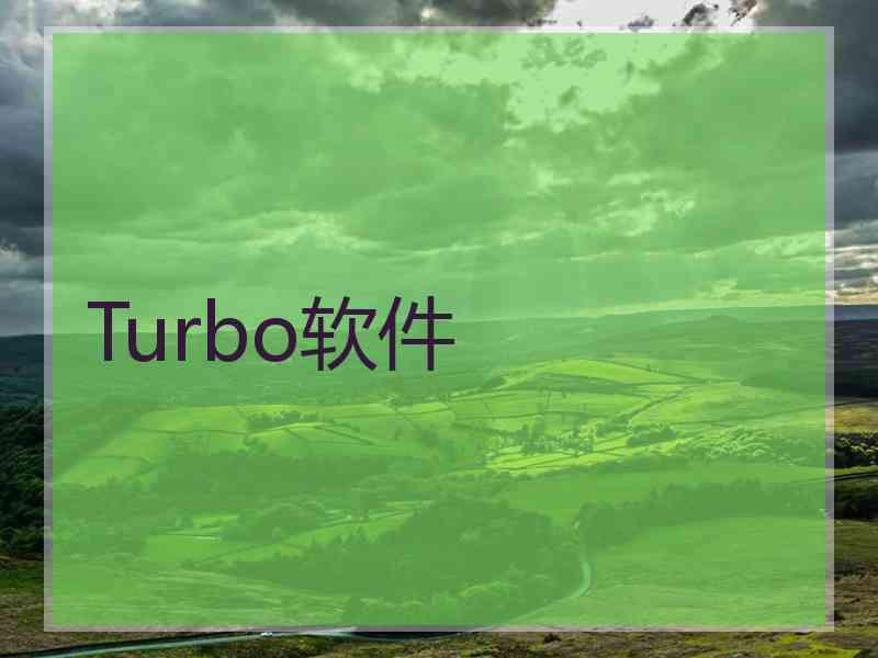 Turbo软件